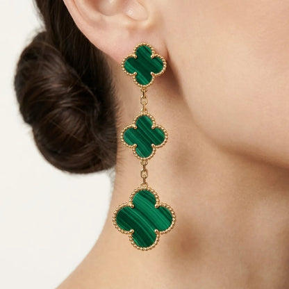 Alhambra Tiered Clover Link Earrings