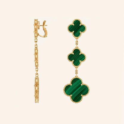 Alhambra Tiered Clover Link Earrings