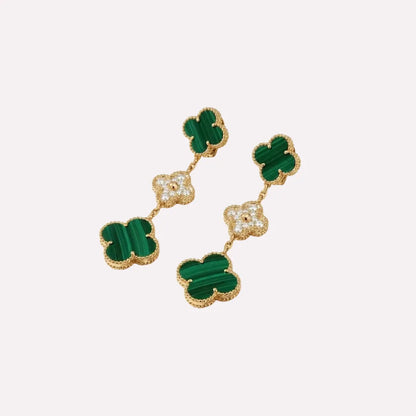 Alhambra Tiered Clover Link Earrings