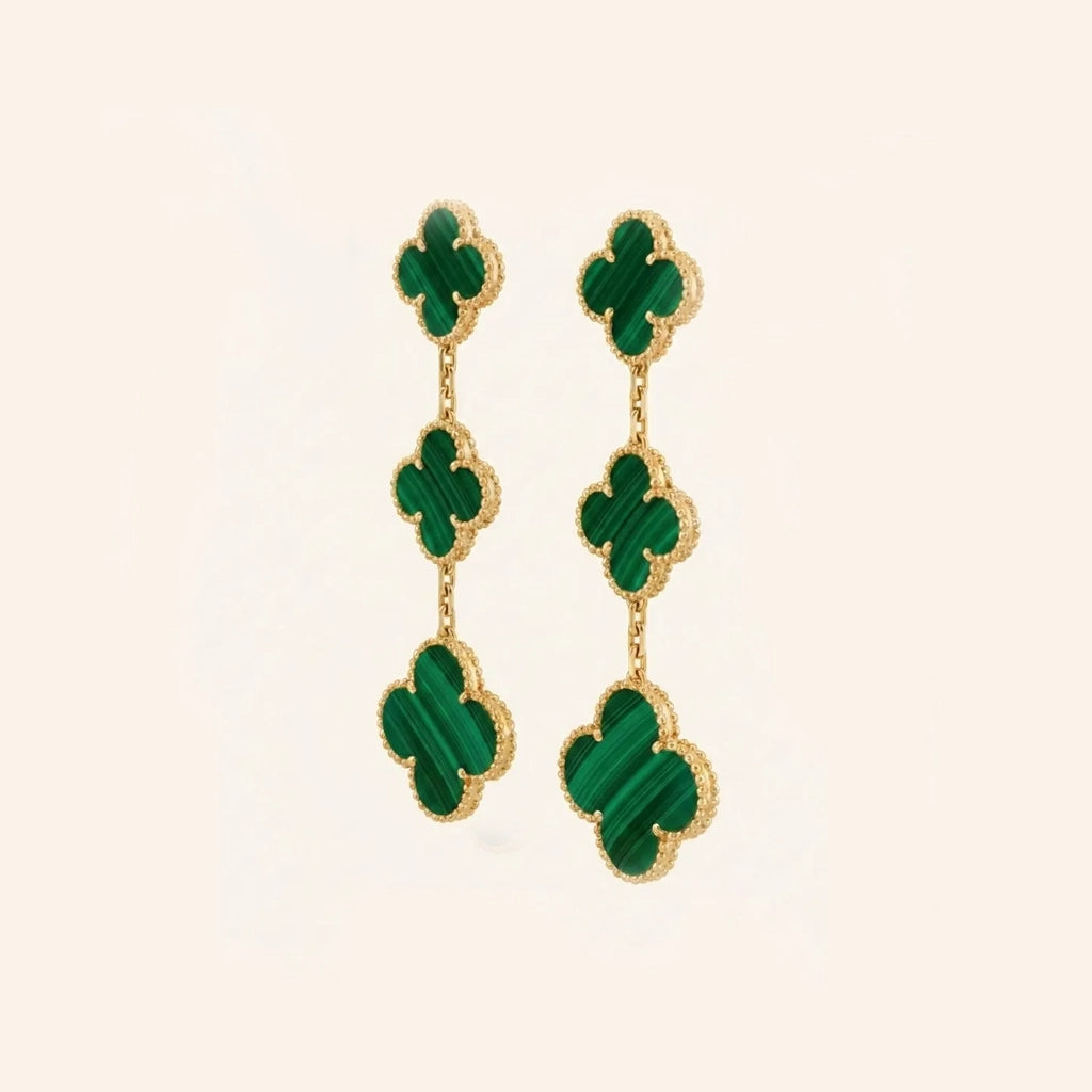 Alhambra Tiered Clover Link Earrings