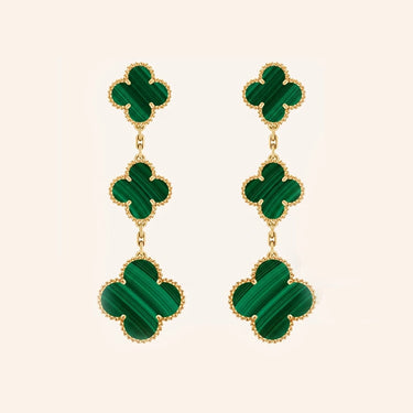 Alhambra Tiered Clover Link Earrings