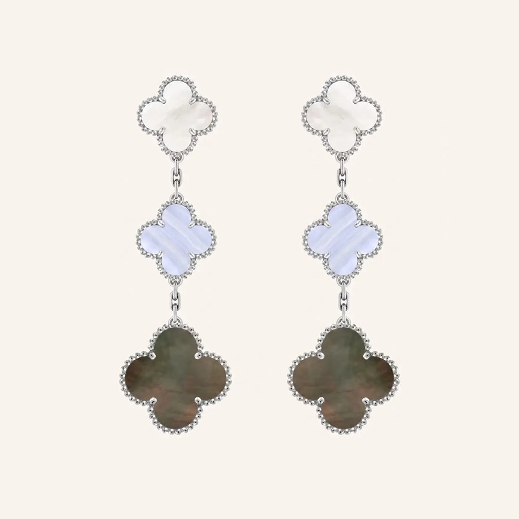 Alhambra Tiered Petal Drop Earrings