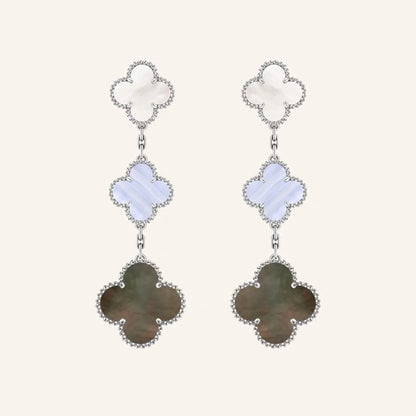 Alhambra Tiered Petal Drop Earrings