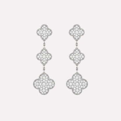 Alhambra Triple Clover Drop Earrings