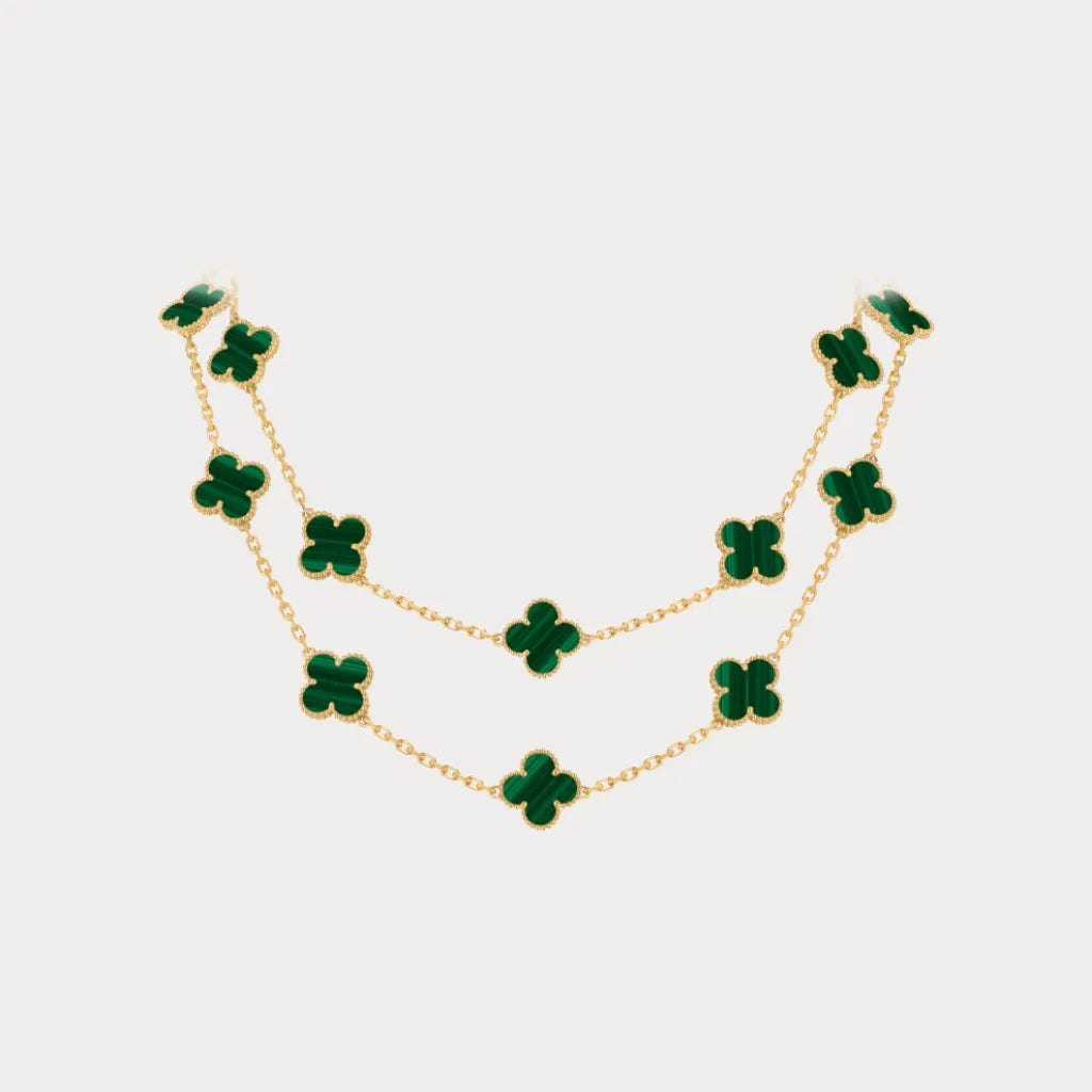 Alhambra Verdant Clover Station Necklace