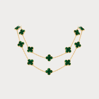 Alhambra Verdant Clover Station Necklace