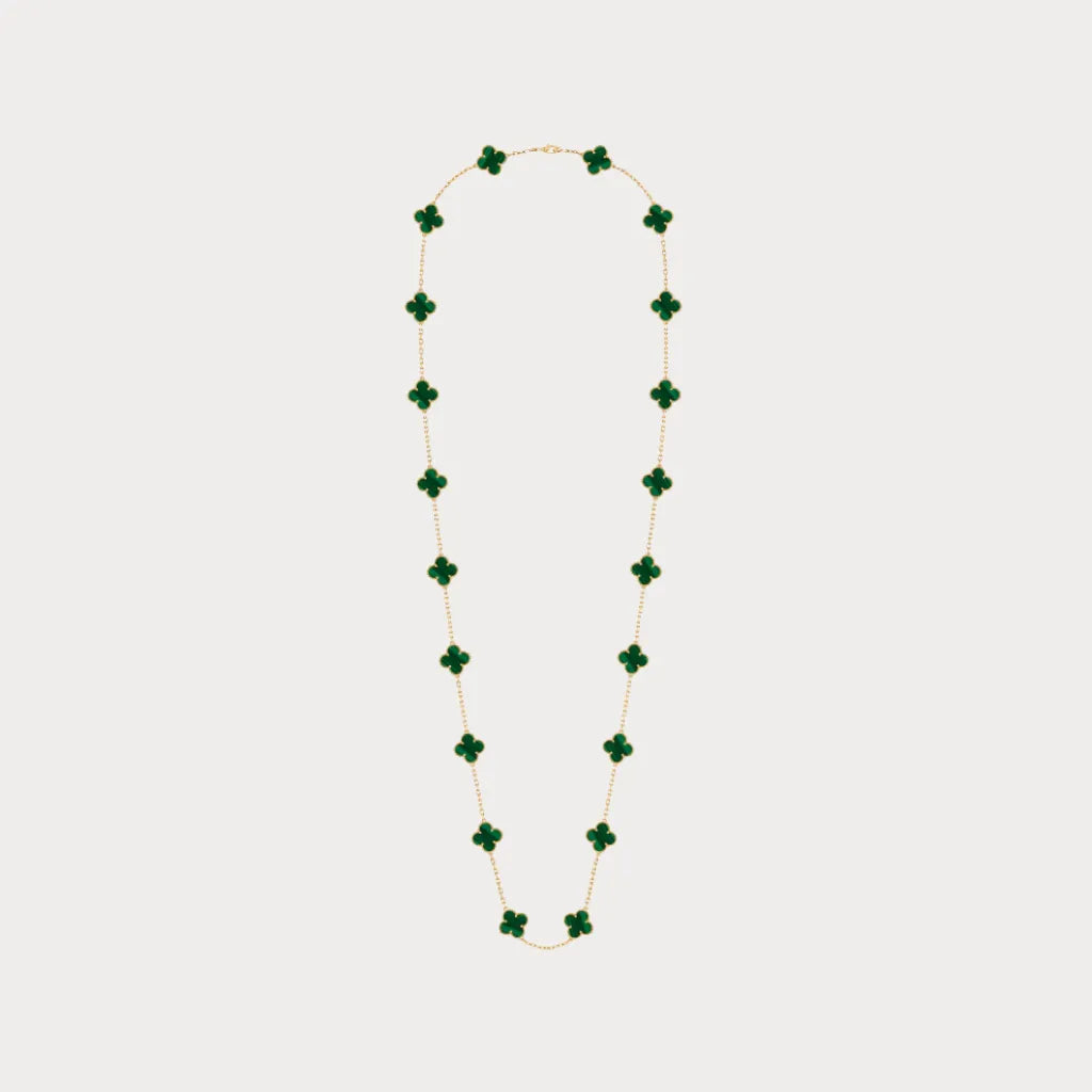 Alhambra Verdant Clover Station Necklace
