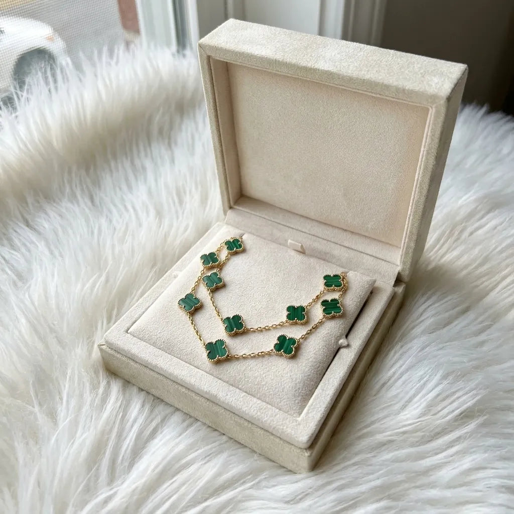 Alhambra Verdant Clover Station Necklace