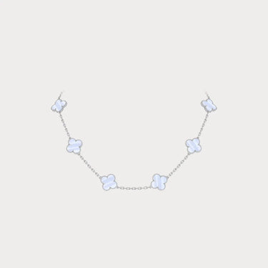 Alhambra White Five Motif Necklace