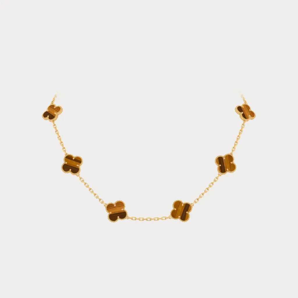 Alhambra Woodland Clover Station Necklace