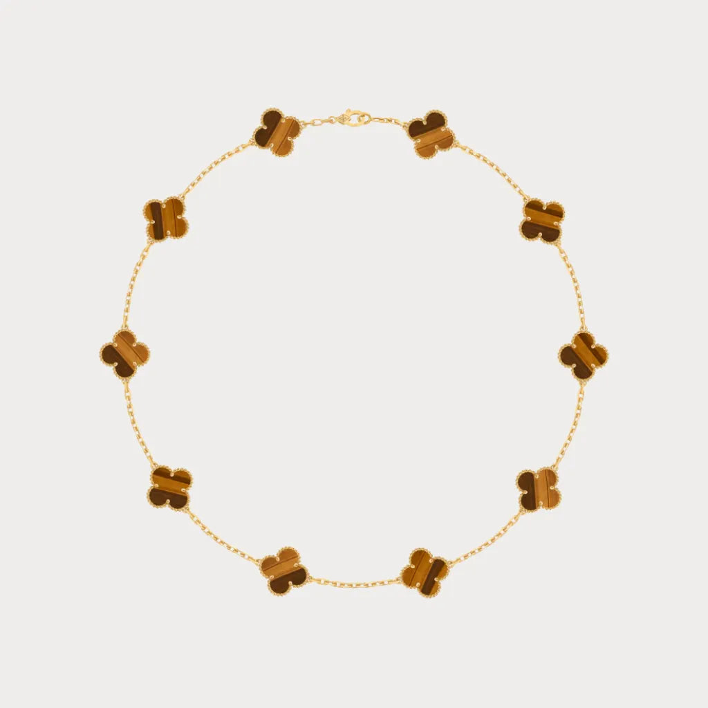 Alhambra Woodland Clover Station Necklace