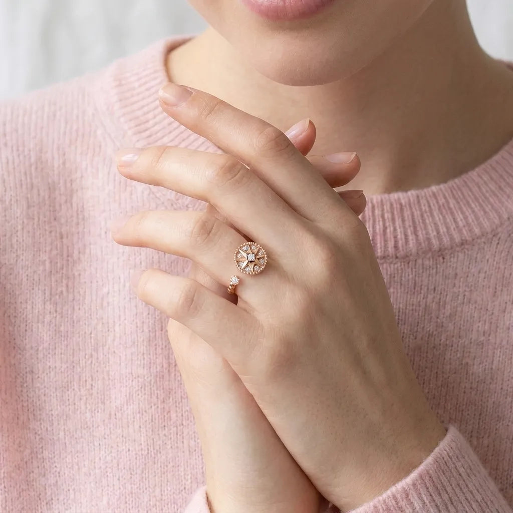 Bois Celestial Star Open Ring