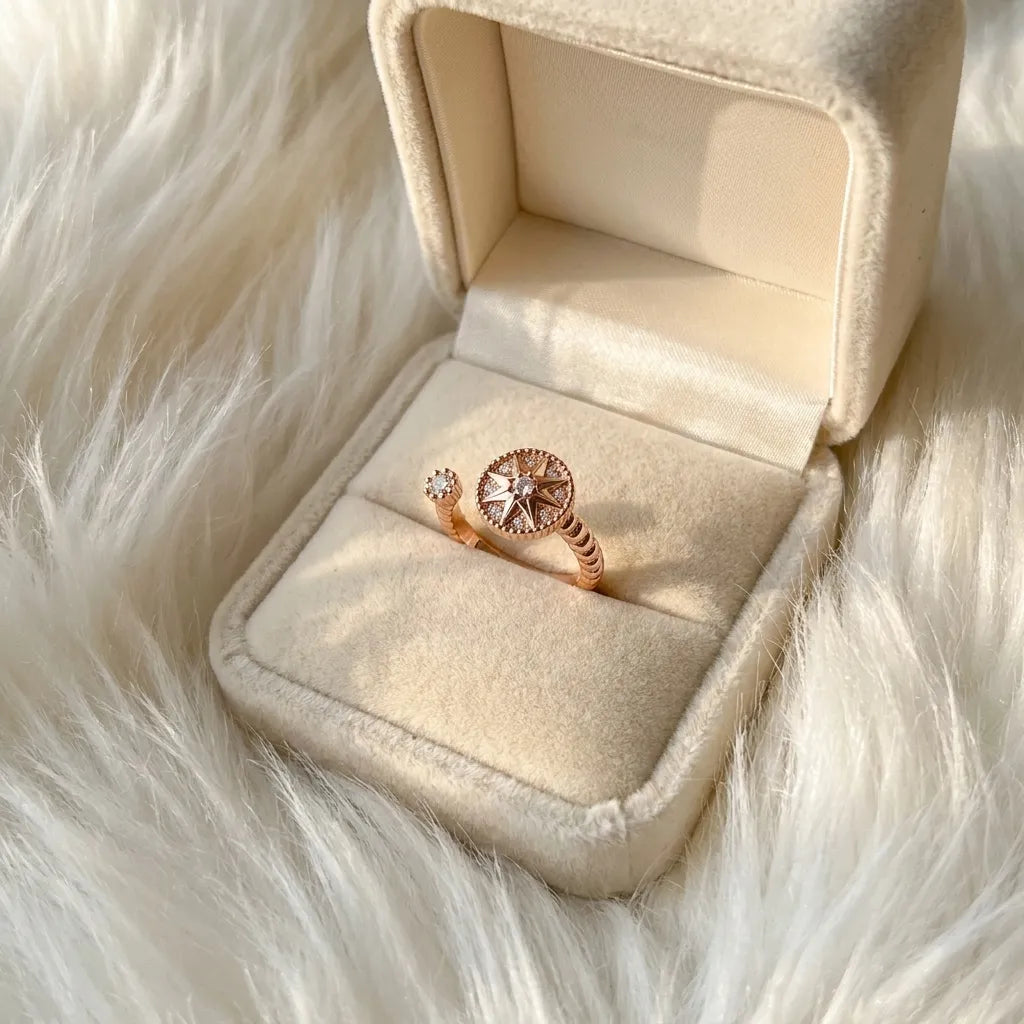 Bois Celestial Star Open Ring
