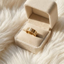 Bois Geometric Ribbed Band Ring