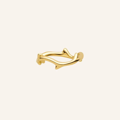 Bois Open Quatrefoil Ring