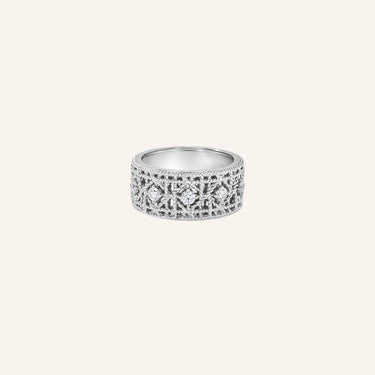Bois Ornate Filigree Band Ring