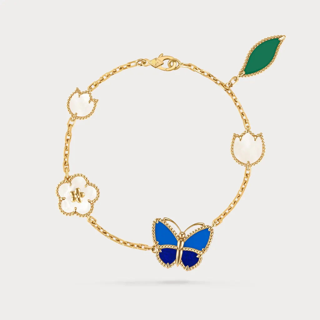 Butterfly Garden Charm Bracelet
