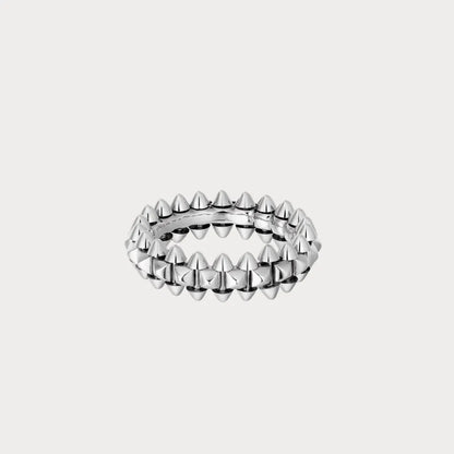 Clash Cone Stud Band Ring