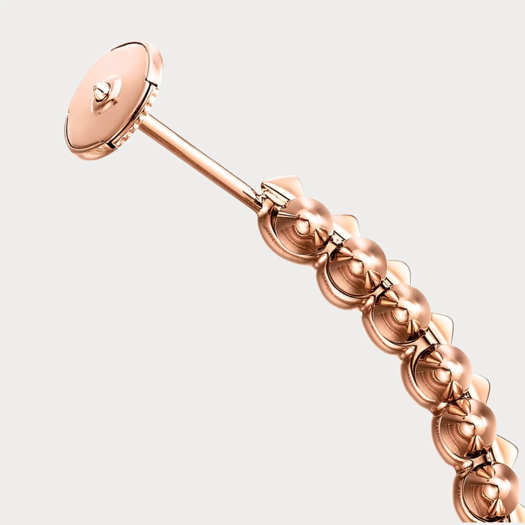 Clash De Large Studded Hoop Earrings
