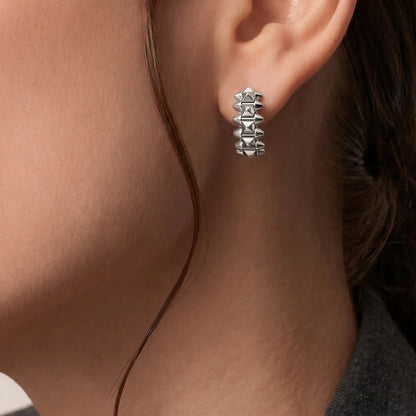 Clash De Ridge Huggie Earrings