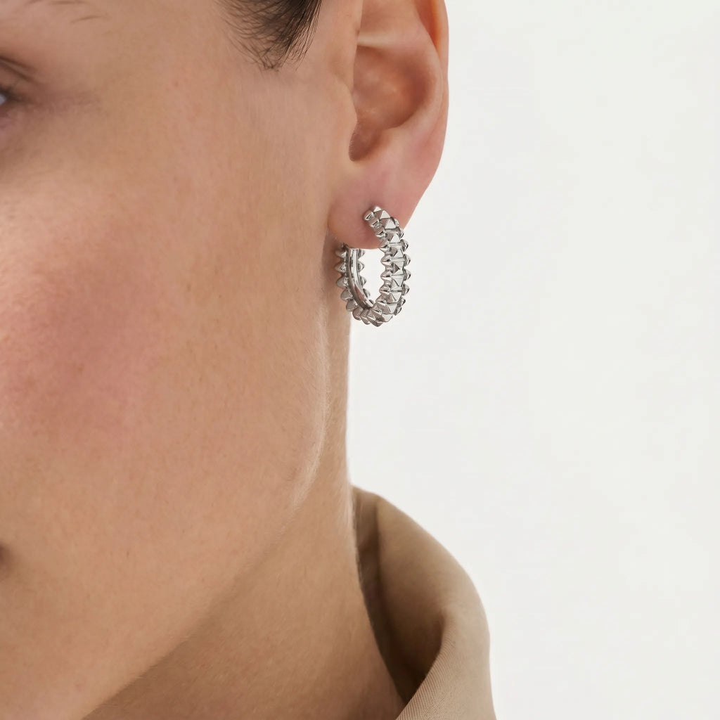 Clash De Sculpted Hoop Earrings