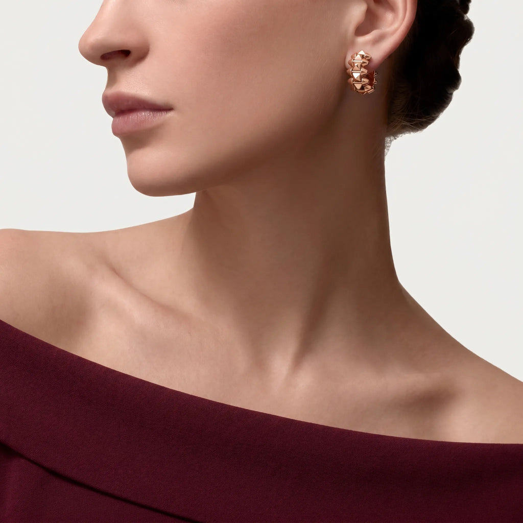Clash De Studded Huggie Earrings
