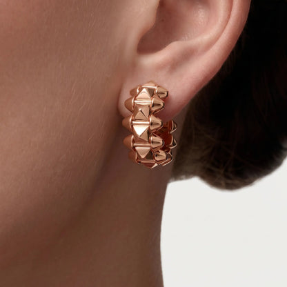 Clash De Studded Huggie Earrings