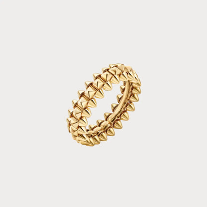 Clash Double Stud Band Ring