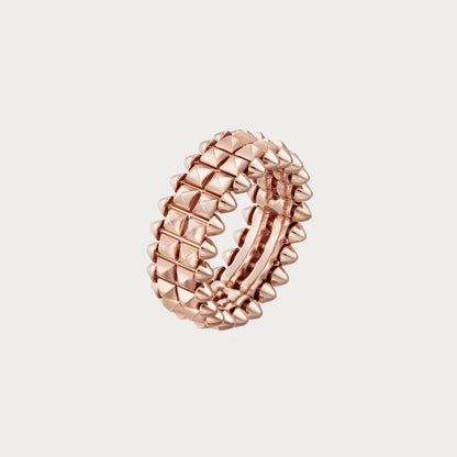 Clash Pyramid Stud Band Ring