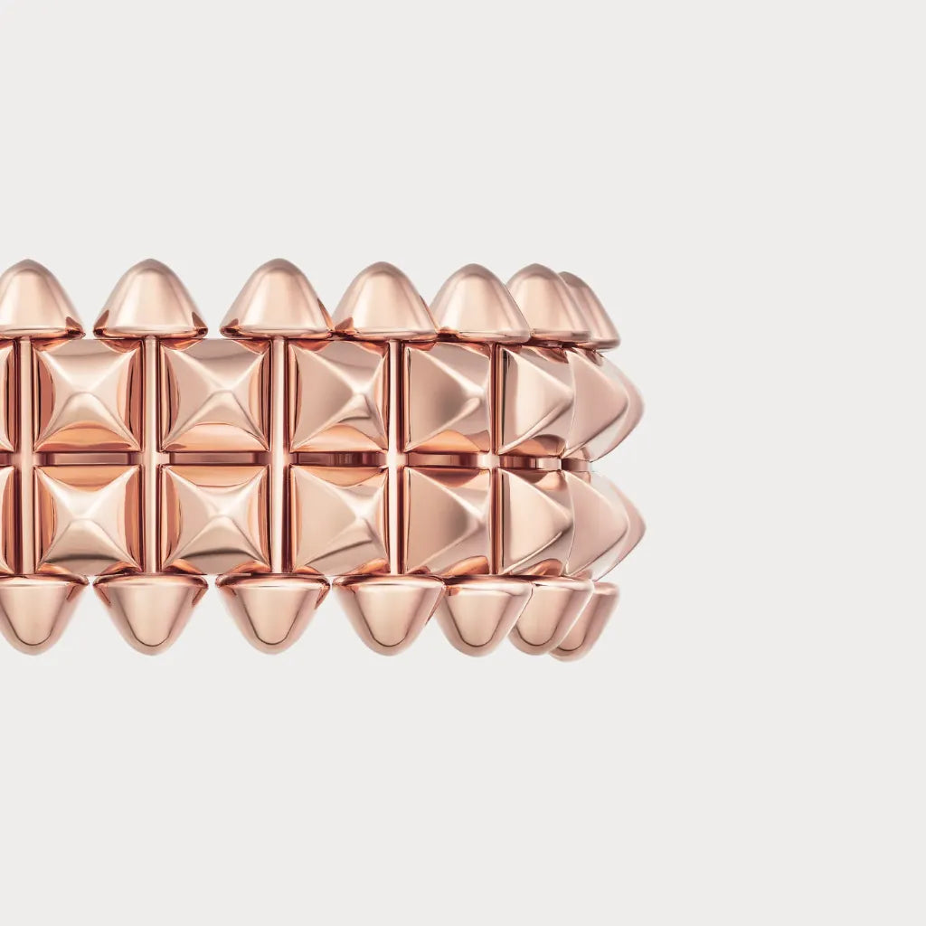 Clash Pyramid Stud Band Ring