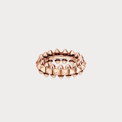 Clash Studded Band Ring