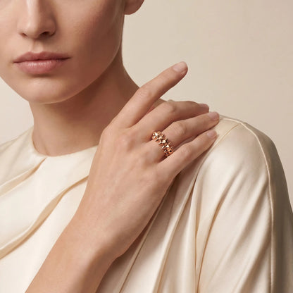 Clash Studded Band Ring