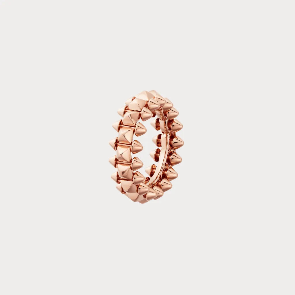 Clash Studded Band Ring