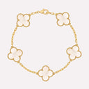 Clover Charm Link Bracelet