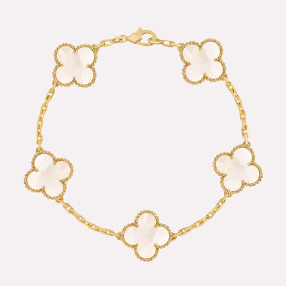 Clover Charm Link Bracelet