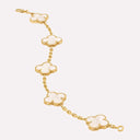 Clover Charm Link Bracelet
