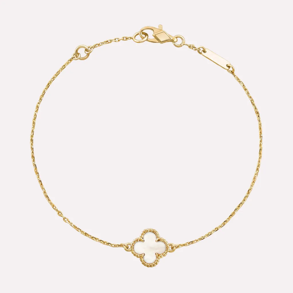 Clover Station Chain Bracelet