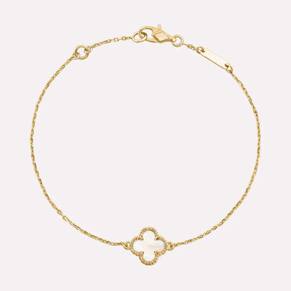 Clover Station Chain Bracelet