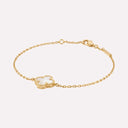 Clover Station Chain Bracelet