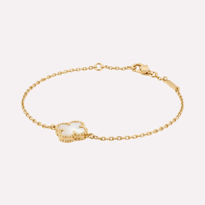 Clover Station Chain Bracelet