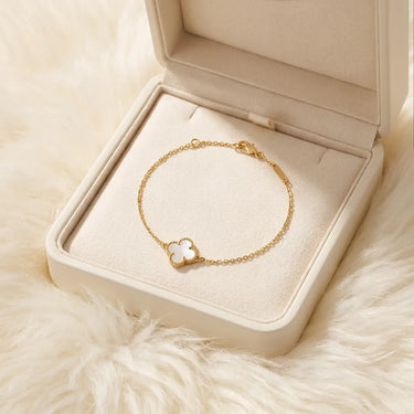 Clover Station Chain Bracelet