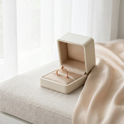 Curved Nail Head Open Ring