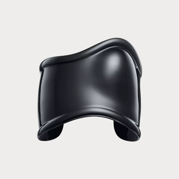 Elsa Peretti Bone Black Large Wide Cuff Bracelet
