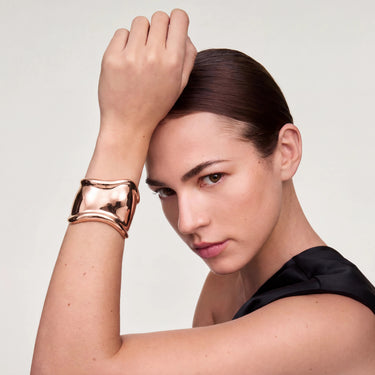 Elsa Peretti Bone Rose Large Wide Cuff Bracelet