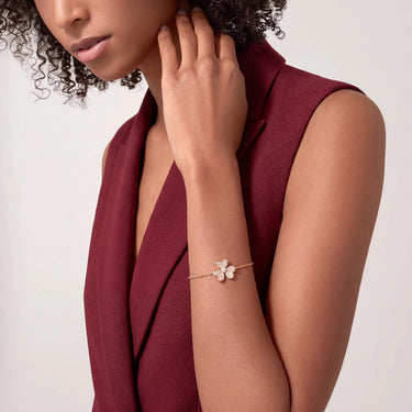 Frivole Pave Floral Bracelet