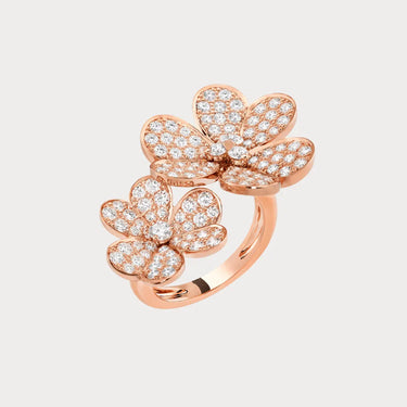 Frivole Rose Double Flower Ring