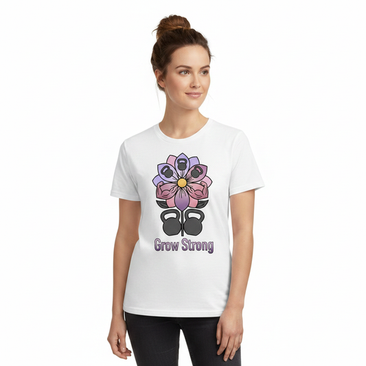 4th & Zuri - Grow Strong Kettlebell Bloom Tee