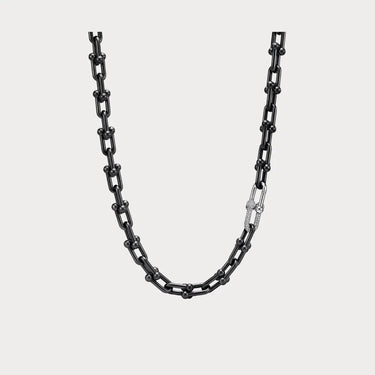 HardWear Black Tone Beaded Link Necklace