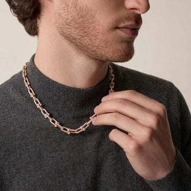 HardWear Gold Beaded Link Chain Necklace