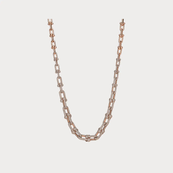 HardWear Rose Beaded Link Chain Necklace